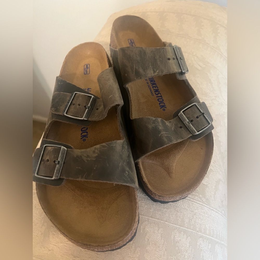 Birkenstock Arizona size 44 men’s  - Distressed-NEW -Brown-Gray
